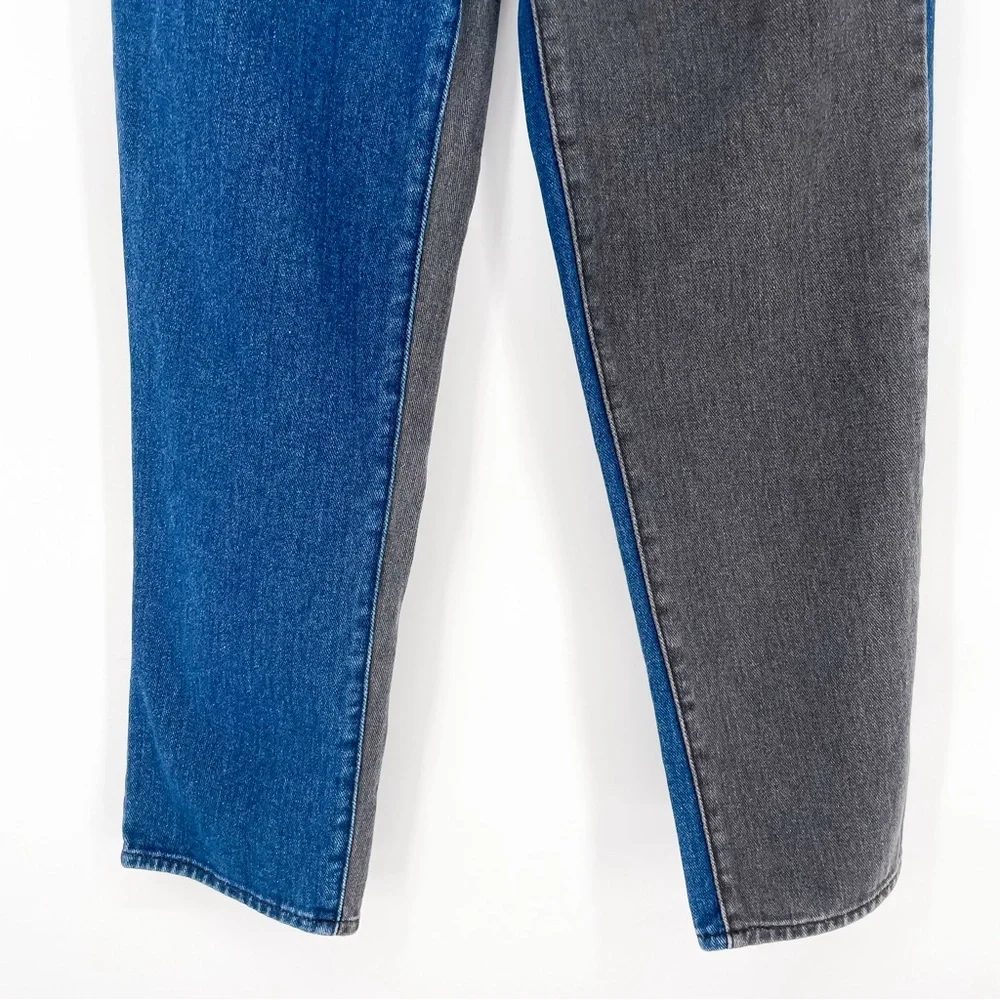 PacSun Two-Toned High Rise Straight Jeans Size 27 - Picture 4 of 12